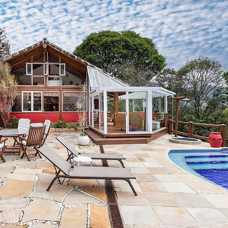 Casa Maria Comprida Araras, serviço incluído, 5 quartos, piscina e área gourmet Petrópolis Extérieur photo