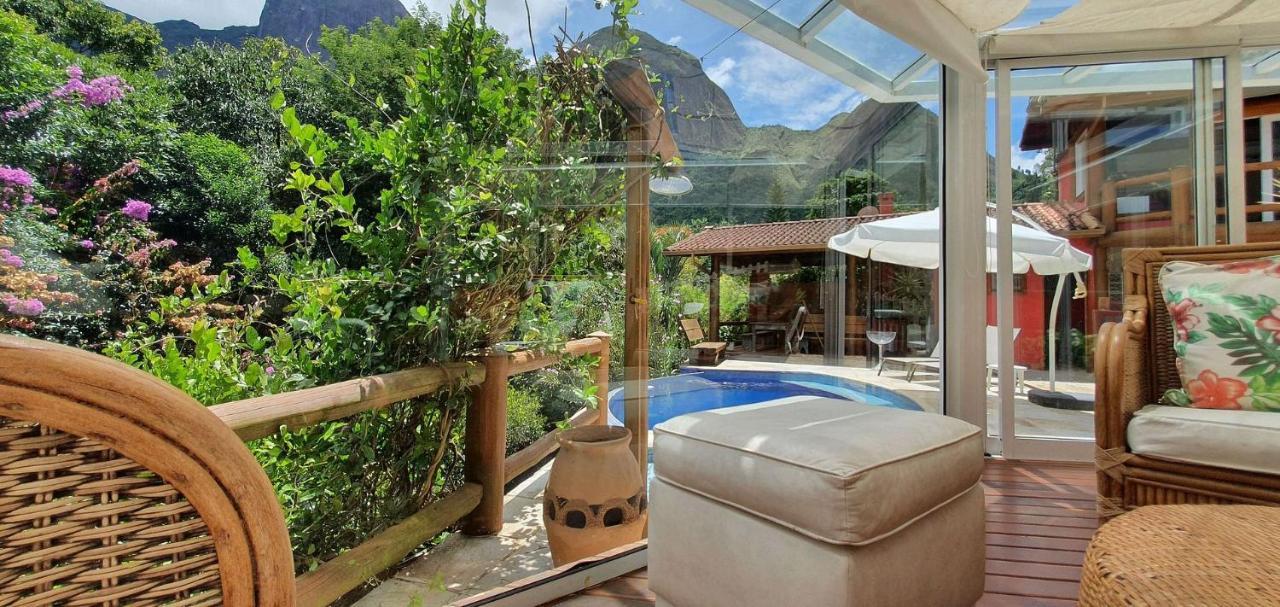 Casa Maria Comprida Araras, serviço incluído, 5 quartos, piscina e área gourmet Petrópolis Extérieur photo