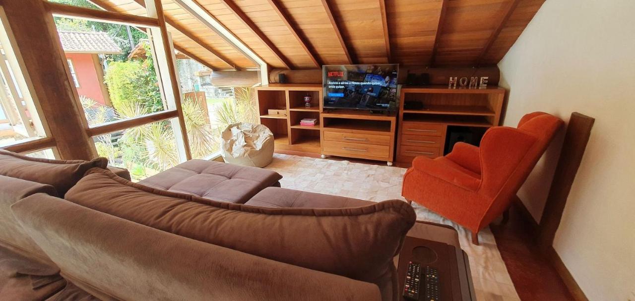 Casa Maria Comprida Araras, serviço incluído, 5 quartos, piscina e área gourmet Petrópolis Extérieur photo