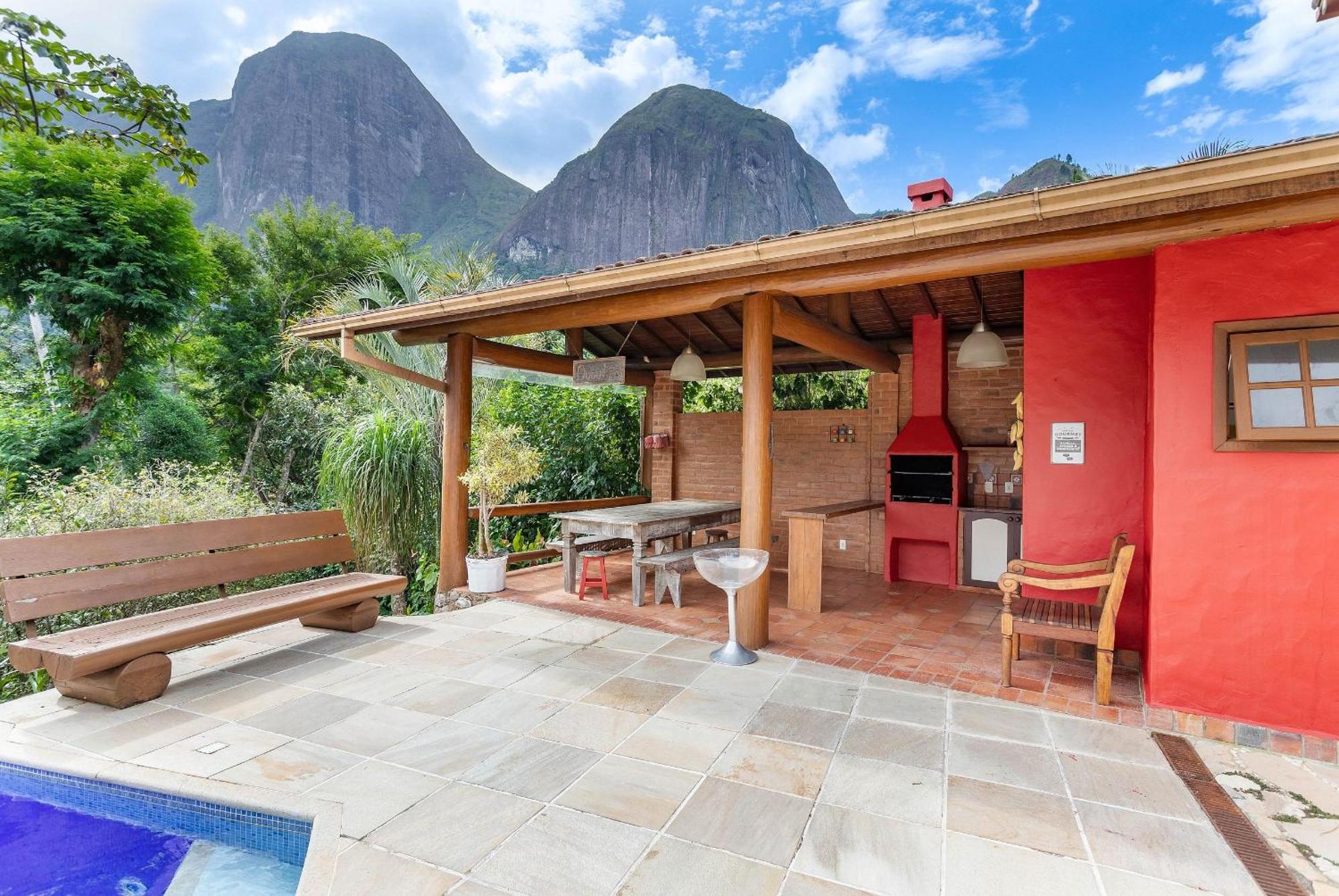 Casa Maria Comprida Araras, serviço incluído, 5 quartos, piscina e área gourmet Petrópolis Extérieur photo